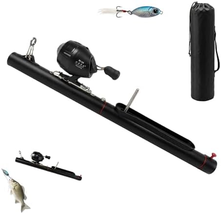 Catapult Fishing Rod – Metal Bait Launcher with Reel Seat, Long Distance Casting Tool for Ground Bait & Lure Delivery, Portable Design for Freshwater & Saltwater Fishing by Tomotato