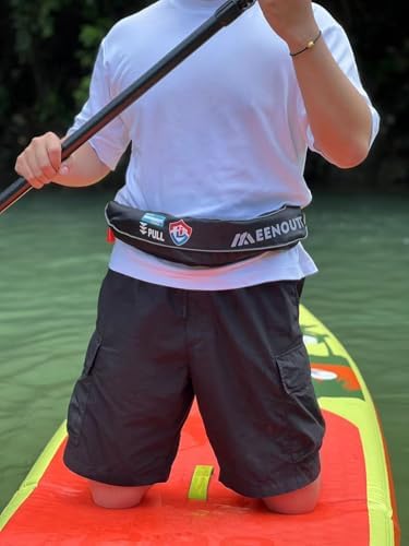 Manual Inflatable Belt Pack,inflatable PFD Waist Belt,pfd for Paddle Boarding for SUP Paddleboarding Fishing Boating Kayaking（fit 80-330 lbs） - Image 5
