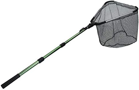 RESTCLOUD Fishing Landing Net with Telescoping Pole Handle, Fishing net Freshwater for Kids Men Women, Extend to 40-63 Inches - Image 2