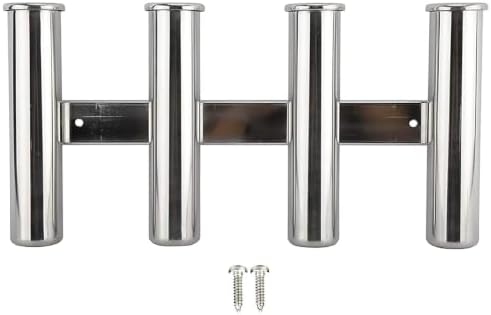 YaeMarine 316 Stainless Fishing Rod Holder 3-8 Tube for Marine Boat Yacht by YaeMarine
