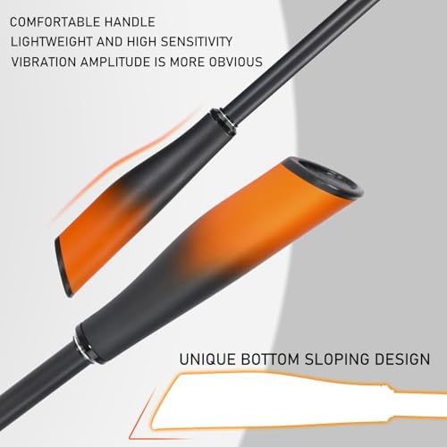 Sougayilang IM6 Graphite Fishing Rod – 2-Piece Casting & Spinning Rod, Stainless Steel Guides with Zirconium Rings, EVA & SuperPolymer Split Handle,Hook Keeper for Bass Walleye Pike - Image 6
