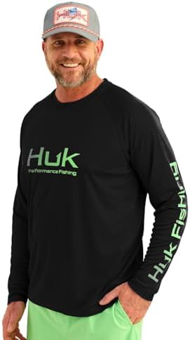 HUK Men's Pursuit Vented Long Sleeve Fishing Shirt (+30 UPF) by HUK
