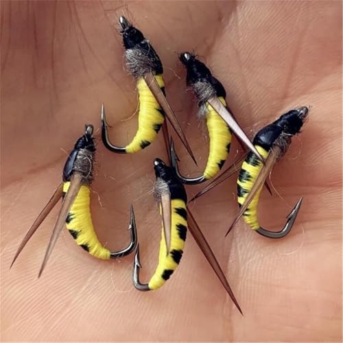 24Pcs Fly Fishing Flies Trout Lures Fishing Tackle Fly Fishing Flies with Boxed Trout Bass Artificial Fish Bait - Image 3