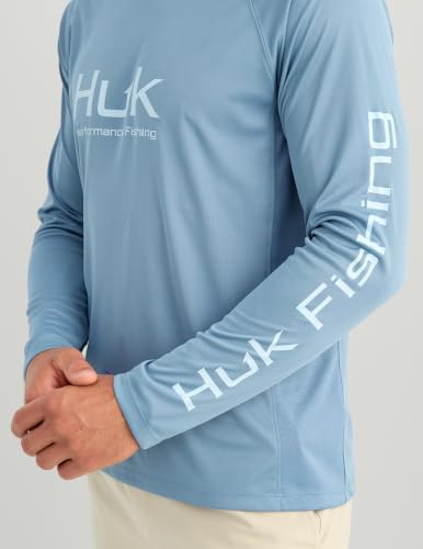 HUK Men's Pursuit Vented Long Sleeve Fishing Shirt (+30 UPF) - Image 4
