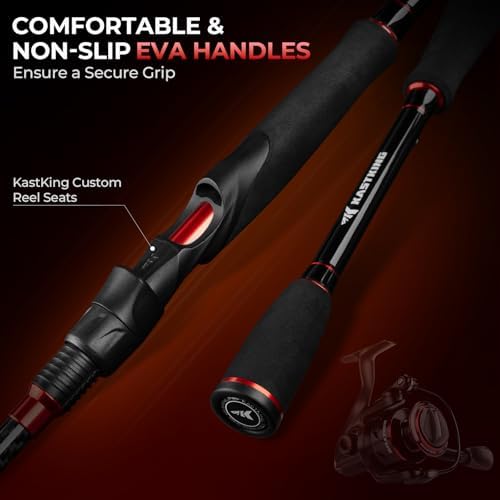 KastKing Brutus Twin-Tip Fishing Rod and Reel Combo - Image 5