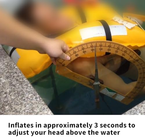 Manual Inflatable Life Jacket|Life Vest for Adults|PFD Low Profile|Supports up to 330 lbs(YSH700) - Image 5