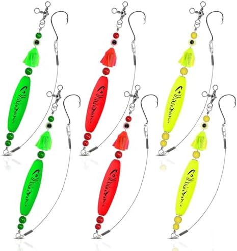 YOTO Santee Cooper Rig, Catfish Rig for Bank Fishing, Catfishing Tackle Rattler Floats, Chunky Rigs Catfish Equipment by YOTO