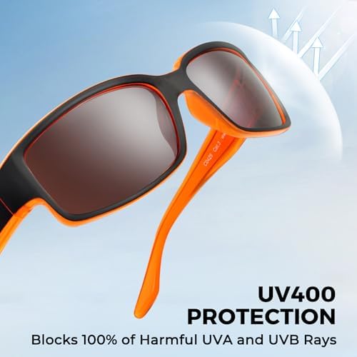 KastKing Skidaway Polarized Sport Sunglasses for Men and Women, Wrap Design - Image 5