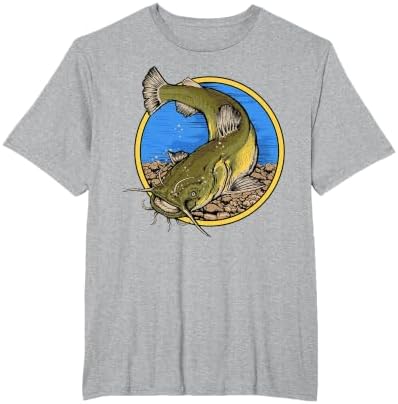 Flathead Catfish Fishing T-Shirt by Hunting+%26+Fishing+Merch
