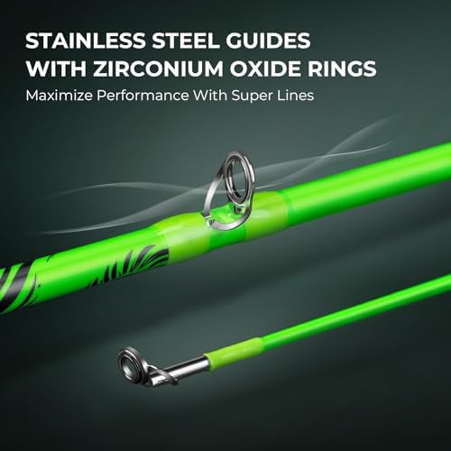KastKing Zephyr Dual-Tip Baitcaster & Spinning Fishing Rod and Reel Combo - Image 5
