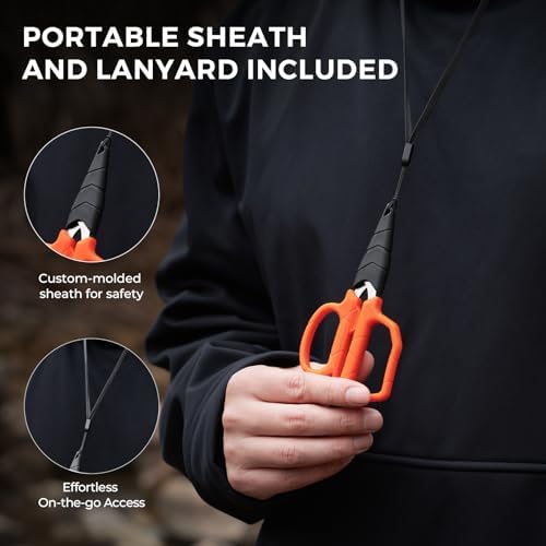 KastKing Paradox 4.5 inch Fishing Scissors - Image 6
