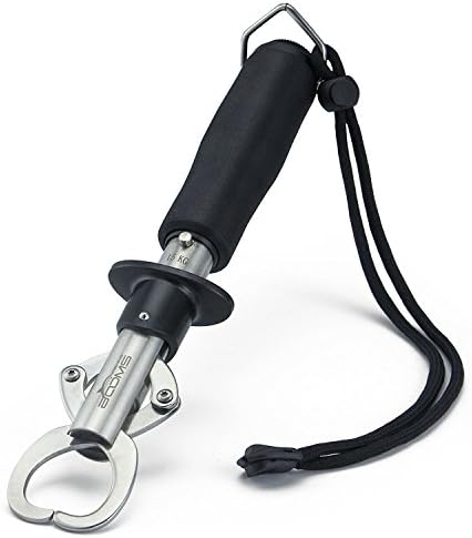 Booms Fishing G1 Fish Gripper Grip and Hold Fish with Tight Grip Largest Model Built-in Scale by BoomsFishing