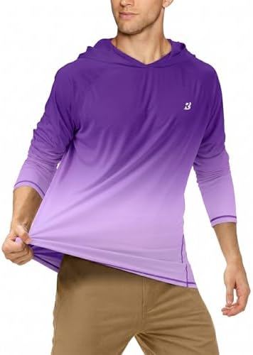 Roadbox Mens Fishing Sun Hoodie, Long Sleeve UPF 50+ UV Protection Shirts - Image 2
