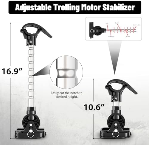 MKA-60 1862060 Trolling Motor Stabilizer Mount, Black, 1 pack - Image 6