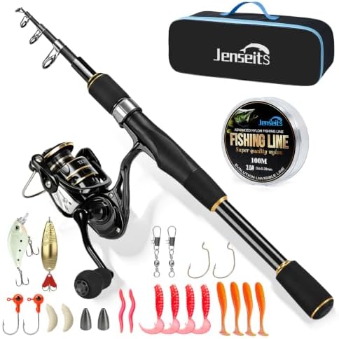 Jenseits Fishing Rods, Fishing Pole & Reel Combos for Freshwater Fishing by Jenseits