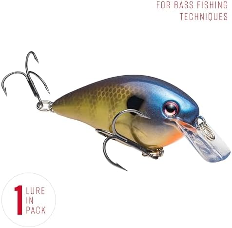 Strike King KVD 1.5 Hard Knock Fishing Lure, 3/8 oz, 3D Lifelike Eyes - Image 3