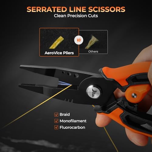 KastKing AeroVice 7.5” Fishing Pliers, Saltwater Resistant Fishing Gear - Image 4