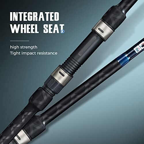 BERRYPRO Surf Spinning Rod Full Carbon Surf Fishing Rod with Fuji Guide - Image 3