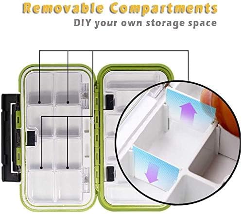 Fishing Lure Boxes, Waterproof Portable Tackle Box Organizer With Storing Tackle Set Plastic Storage - Mini Utility Lures Fishing Box, Small Organizer Box - Image 7