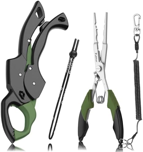 Fish Gripper 9.2",Fishing Pliers,Fishing Tool Kit by pulltherfishing