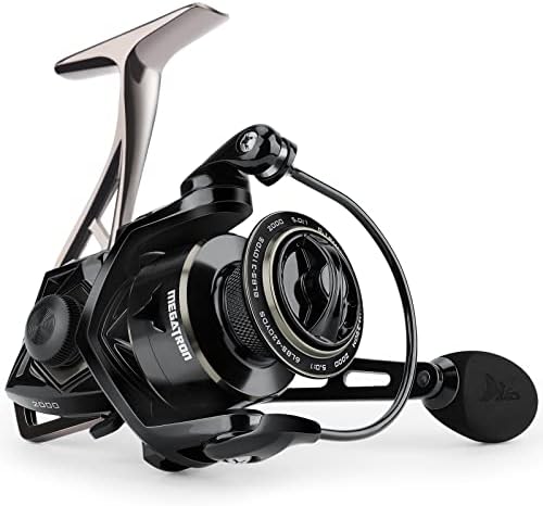 KastKing Megatron Spinning Fishing Reels with 5.2:1 Gear Ratio by KastKing