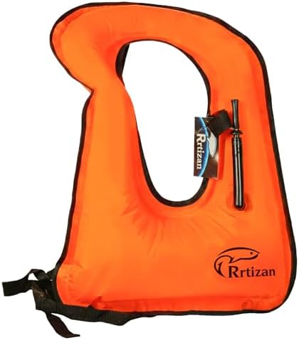 Rrtizan Snorkel Vest, Adults Inflatable Snorkeling Vest up to 220 lbs by RrtizanSummerandWinterProducts