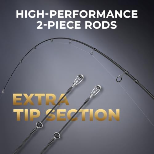 KastKing Lethal Phantom Twin-Tip Fishing Rod and Reel Combo - Image 3