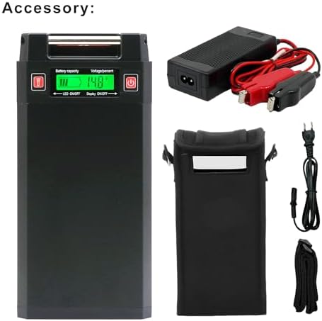 Electric Reel Battery. 14.8V 20Ah Large Capacity. Built-in chip. High Safety Performance. It is Your Best Companion to Start Fishing. Compatible with Daiwa&Shimano Electric reels. (Black) - Image 5