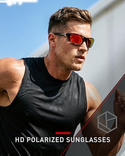 KALIYADI Sports Polarized Sunglasses Men UV400 Protection for Fishing Driving Cycling - Image 7