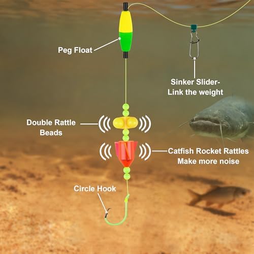 Santee Catfish Rig Set, Float Rig for Freshwater Fishing - Image 3