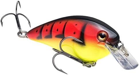 Strike King KVD 1.5 Hard Knock Fishing Lure, 3/8 oz, 3D Lifelike Eyes by StrikeKing