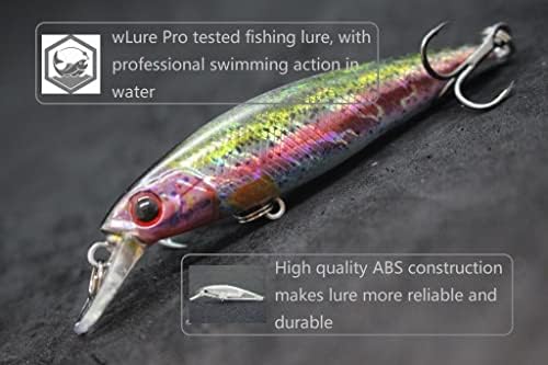 Minnow Crankbait for Bass Fishing Bass Lure Jerkbait Fishing Lures and Tackle Box - Image 5