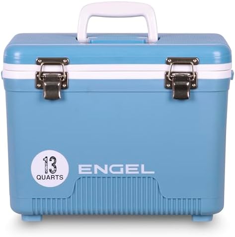 ENGEL 13qt Leak-Proof, Air Tight, Drybox Cooler and Small Hard Shell Lunchbox for Men and Women by ENGEL
