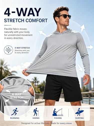 ZITY Men's Lightweight Pullover Hoodie UPF 50+ Fishing Shirts Sweatshirt - Image 6
