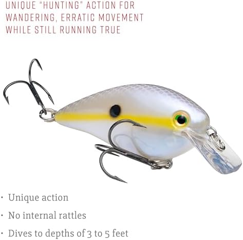 Strike King KVD 1.5 Hard Knock Fishing Lure, 3/8 oz, 3D Lifelike Eyes - Image 4