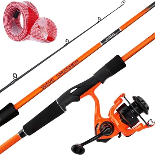 Ghosthorn Fishing Rod and Reel Combo Spinning 2-piece Rods Carbon Fiber by Ghosthorn