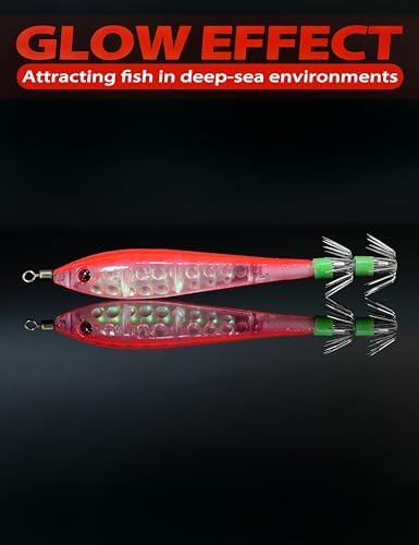 BLUEWING Fishing Squid Jig Hooks Double-Layered Stainless Steel, Fish Lure Baits for Freshwater and Saltwater - Image 6