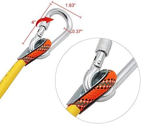 X XBEN Outdoor Climbing Rope 10M(32ft) 20M(64ft) 30M(96ft) 50M(160ft) 70M(230ft) 152M(500FT) 352M(1000FT) Static Rock Climbing Rope for Escape Rope Ice Climbing Equipment Fire Rescue Parachute - Image 3