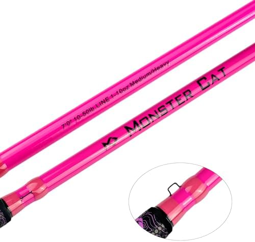 Monster Catfish Casting Rod, 7' MH Glow-in-Dark 1-Piece - Image 4