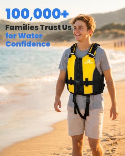 Owntop Swim Jacket Adult | Adjustable Crotch Strap | Large Armhole | Sturdy Zipper & Buckle | Kayak, Boating, Fishing, Paddle Sports - Image 2