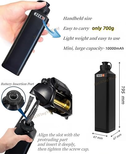 Electric Fishing Reel Lithium Battery 14.8V 10000mAh - Image 4