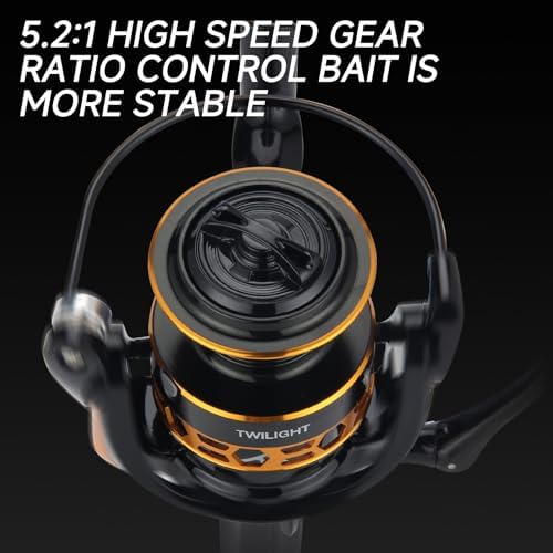 HAUT TON Dolphin Spinning Reel, 5+1BB Saltwater Fishing Reels - Image 6