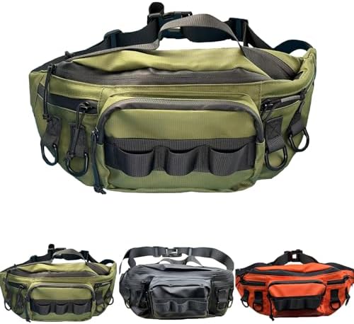Fishing Fanny Pack for Men -Fishing Fanny Pack-Lightweight and Fishing Sling Pack by Chardime