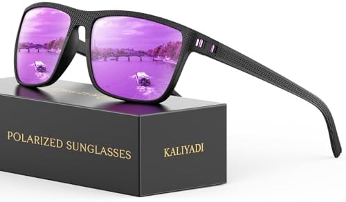 KALIYADI Polarized Sunglasses for Men, Lightweight Sun Glasses with UV Protection for Driving Fishing Golf by KALIYADI