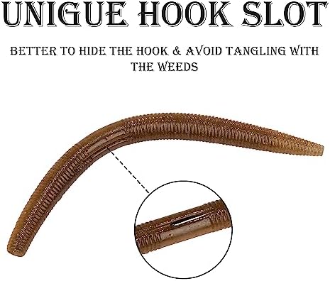 4"/5" Senko Worms Kit, Salt Impregnated Soft Plastic Lures - Image 5