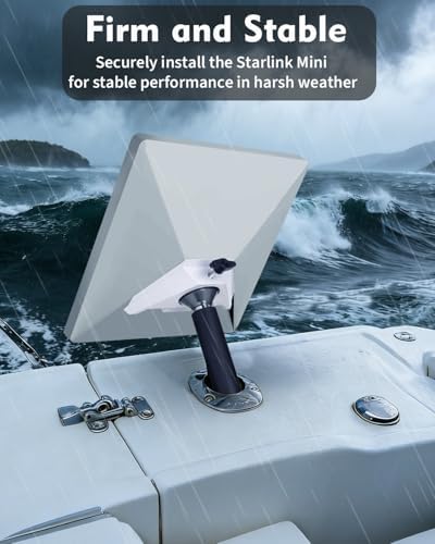 Starlink Mini Rod Holder Mount, Marine‑Grade 316 Stainless Steel - Image 7
