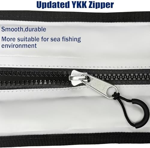 Buffalo Gear Insulated Fish Cooler Bag 106Qt Fish Kill Bag with YKK Zipper, Flat Bottorm Fishing Bag Keep Your Catch Cool and Fresh All Day - Image 4