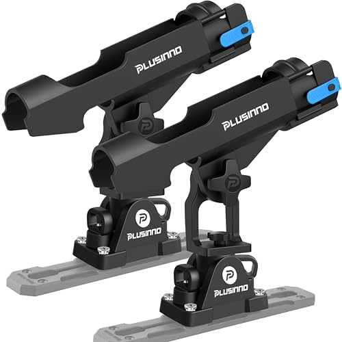 PLUSINNO 2 in 1 Kayak Fishing Rod Holder, Fishing Rod Holders for Boat by PLUSINNO