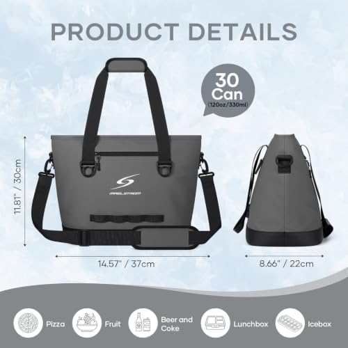 Maelstrom 30 Can Insulated Cooler Bag, Leakproof Soft Ice Chest - Image 4