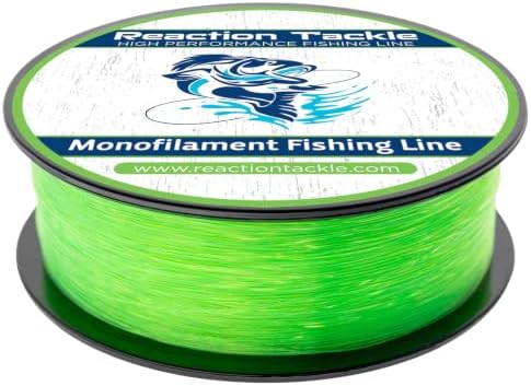 Reaction Tackle Monofilament Fishing Line, Pro Grade Nylon Mono Line by ReactionTackle
